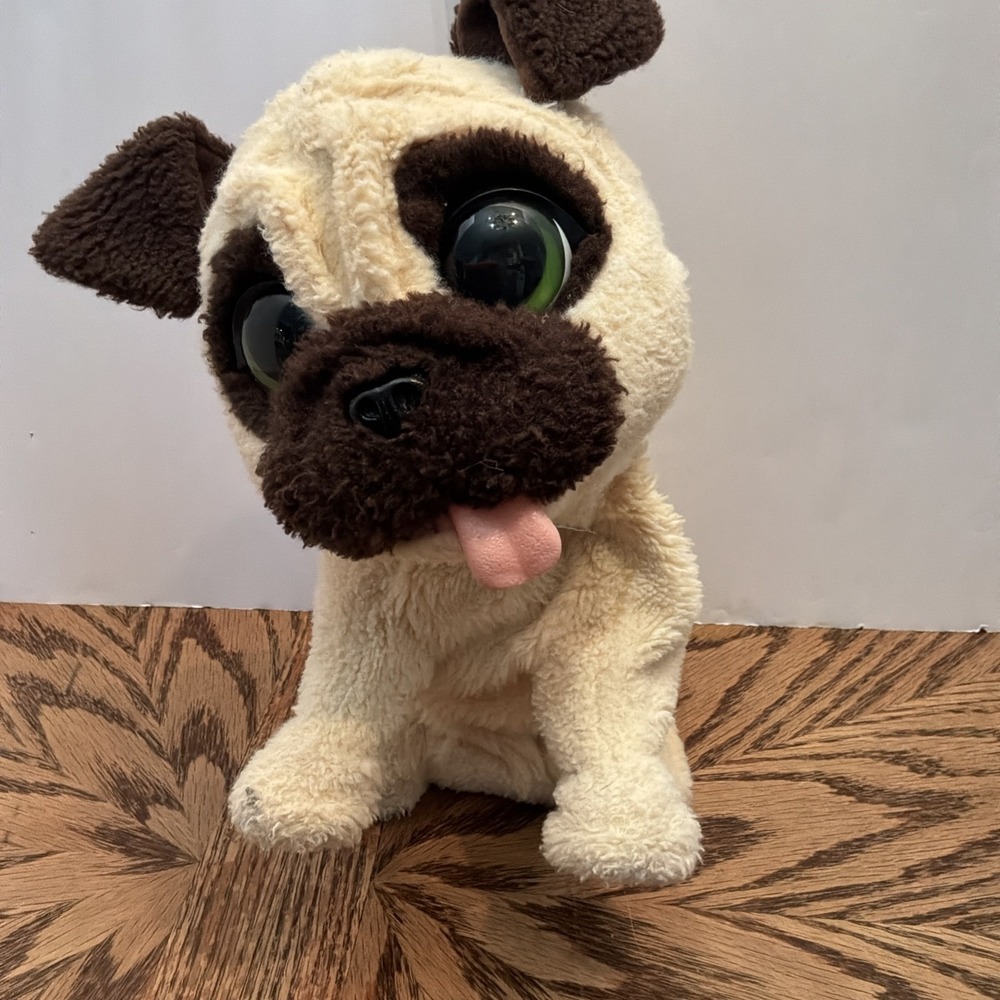FurReal Friends JJ My Jumpin' Pug Puppy Dog Interactive Toy‎ Plush Works Great!